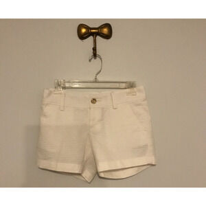 Lilly Pulitzer Callahan Resort White Callahan 5" Cotton Shorts - Size 00 - NWT